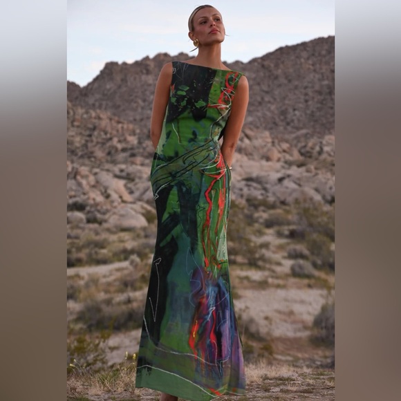 YLLW The Label - Rhae Dress - Terrain UNWORN - Picture 2 of 5